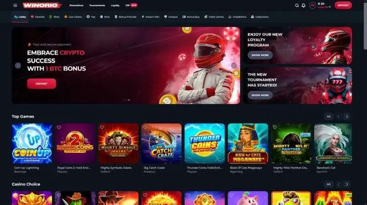 Winorio Casino – Complete online casino ervaring image 1