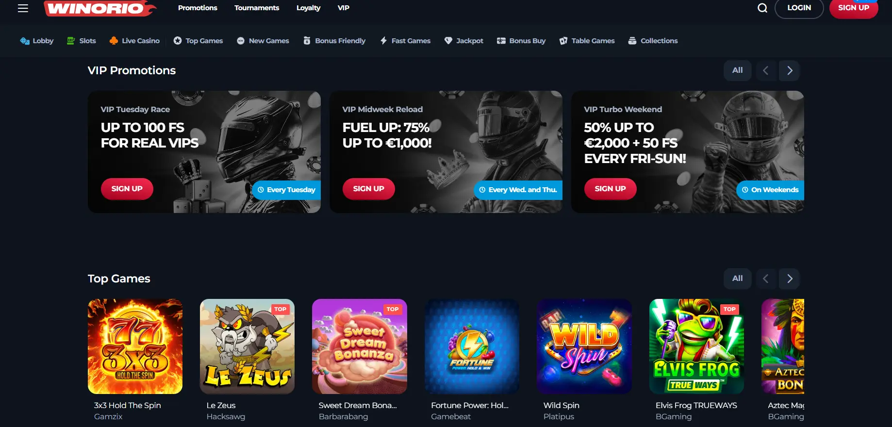 Winorio Casino – Complete online casino ervaring image 3