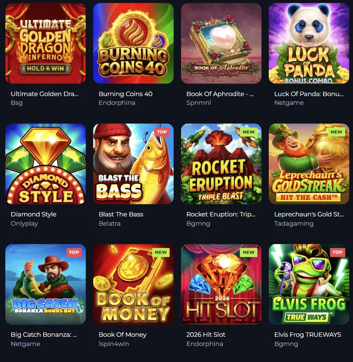 Speel gokkasten van topaanbieders bij Casino Vinorio op je telefoon.